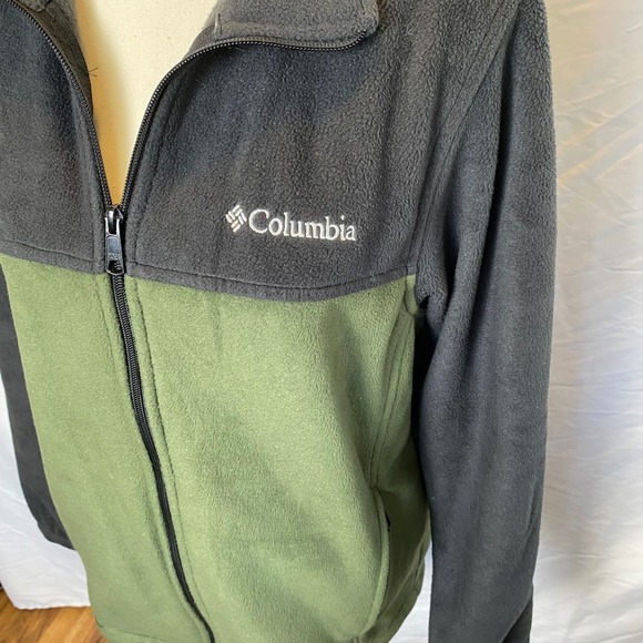 Columbia Men's Steens Mountian Fleece Jacket Small Full Zip Outdoor Adventure - Picture 2 of 10